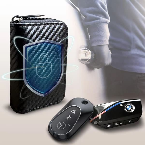 Tech-Protect RFID Fodral för keyless bilnyckel Faraday - Carbon