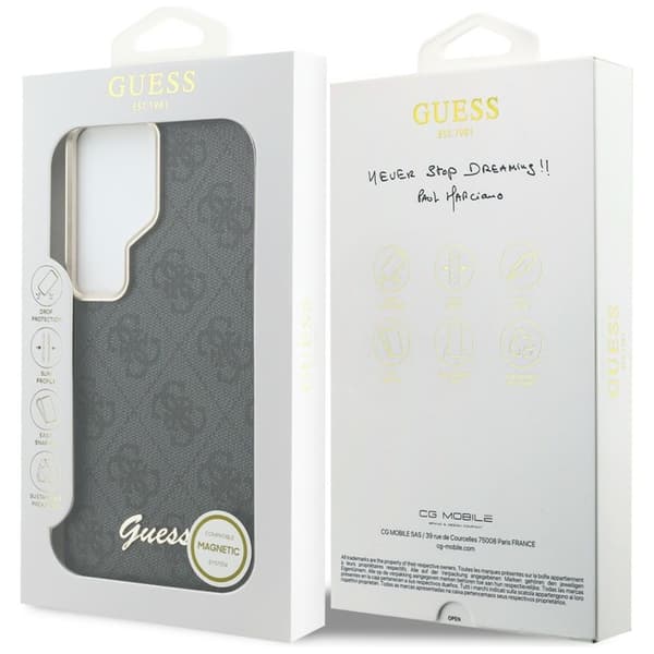 Guess Mobilcover Til Galaxy S26 Ultra MagSafe 4G Script - Sort
