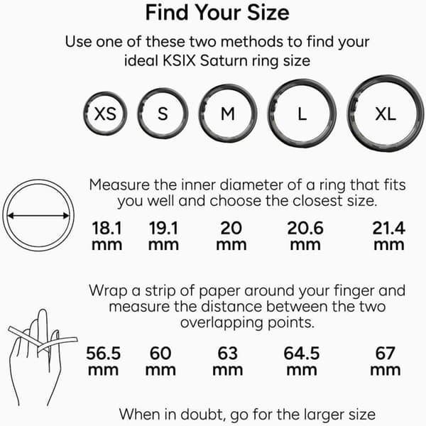 KSIX Smart Ring Saturn