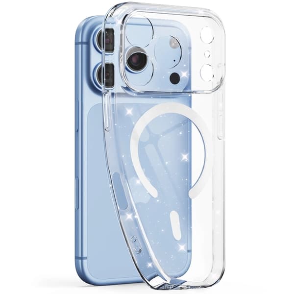 Tech-Protect matkapuhelimen kuori iPhone 18 Pro Magsafe Flexair - Glitter