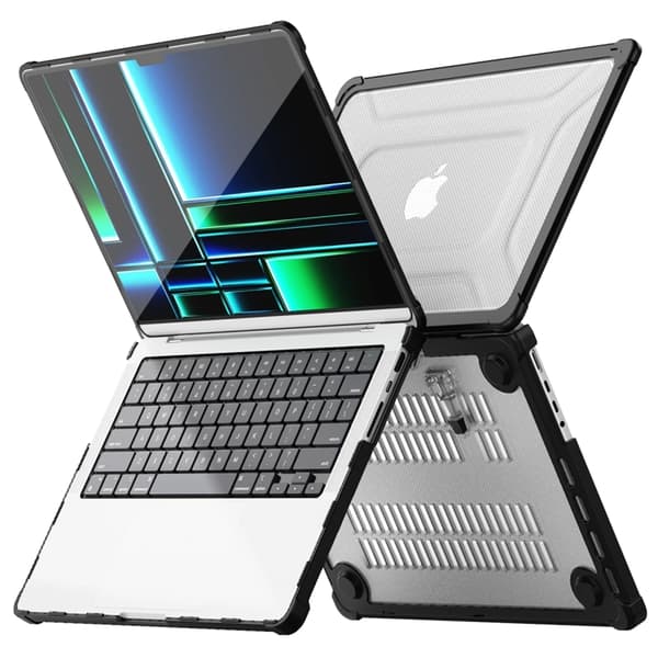 Tech-Protect Macbook Pro 14" Skal Smartshell - Svart/Clear