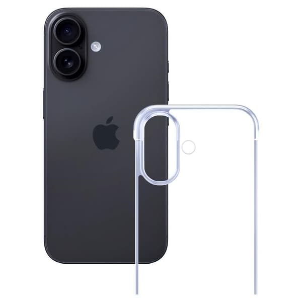 3MK Mobilskal till iPhone 16 Plus Just20g - Clear