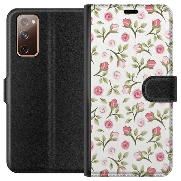 Plånboksfodral till Samsung Galaxy S20 FE med Blommigt