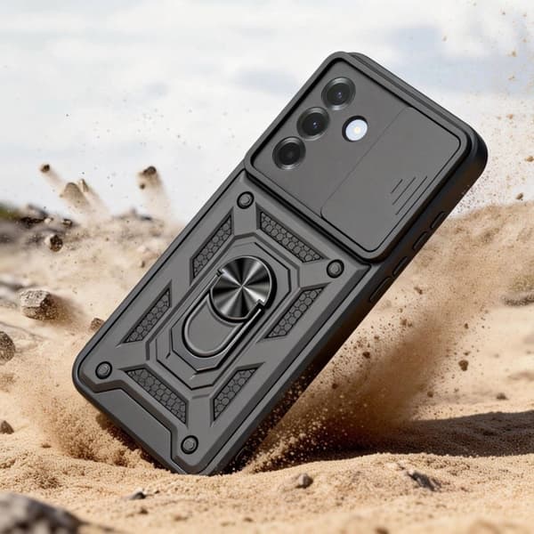 Tech-Protect Mobilcover Til Galaxy A27 Camshield Pro - Sort