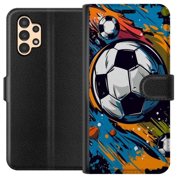 Pung Taske til Samsung Galaxy A13 med fodbolde