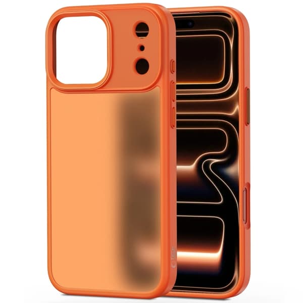 Tech-Protect Mobilskal till iPhone 17 Pro Max Matte - Cosmic Orange