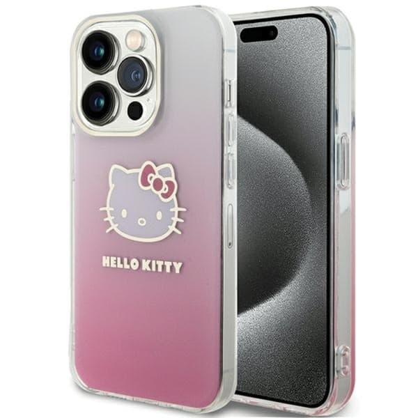 Hello Kitty Telefontaske til iPhone 13 Pro Kitty Head - Lyserød