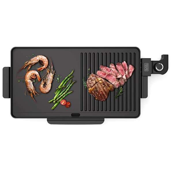 BLACK+DECK Grill Flad 2200W Sort