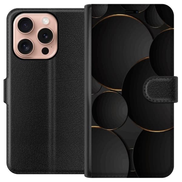 Plånboksfodral till Apple iPhone 16 Pro med Lyxig Cirklar