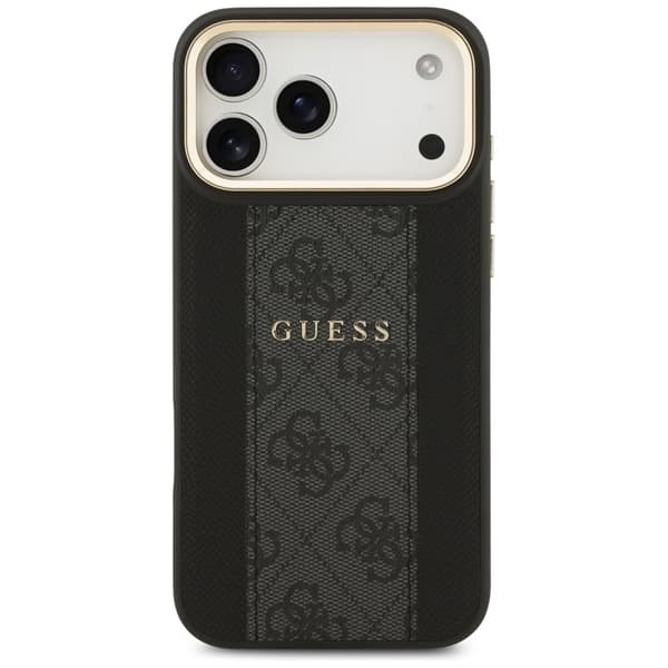 Guess Telefontaske til iPhone 17 Pro Max Magsafe Stripe - Sort