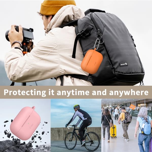 Tech-Protect Apple Airpods Pro 3 Skal Silikon Hook - Lavender