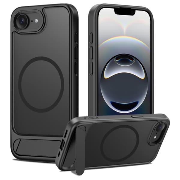 Tech-Protect Mobilcover Til iPhone 16e/17e Magsafe Magrack - Mat Sort