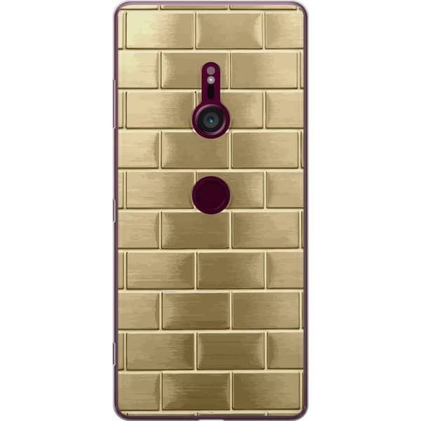 Mobilskal till Sony Xperia XZ3 med Gyllene Murstenar