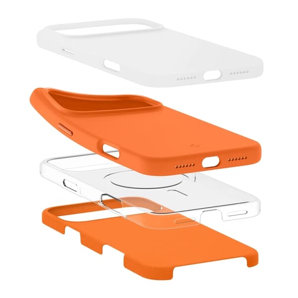 Spigen Mobilskal till iPhone 18 Pro Max/17 Pro Max Magsafe Silikon Fit - Orange