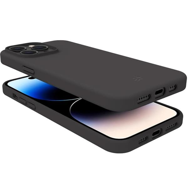 Celly Telefontaske til iPhone 15 Pro Planet Soft TPU - Sort