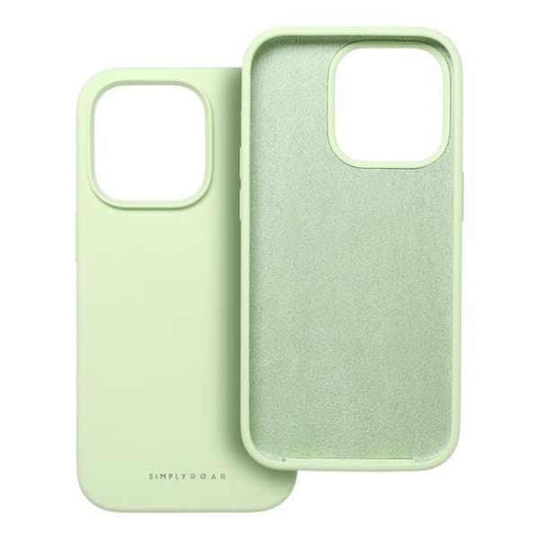 Roar Telefontaske til iPhone 16 Cloud Skin - Lysegrøn