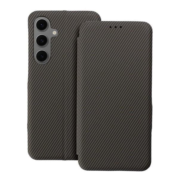 Galaxy S25 Plus Pung Taske Folio Sidemagnet - Brun