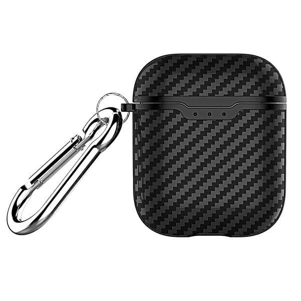 Beline AirPods 1/2 Taske Carbon - Sort