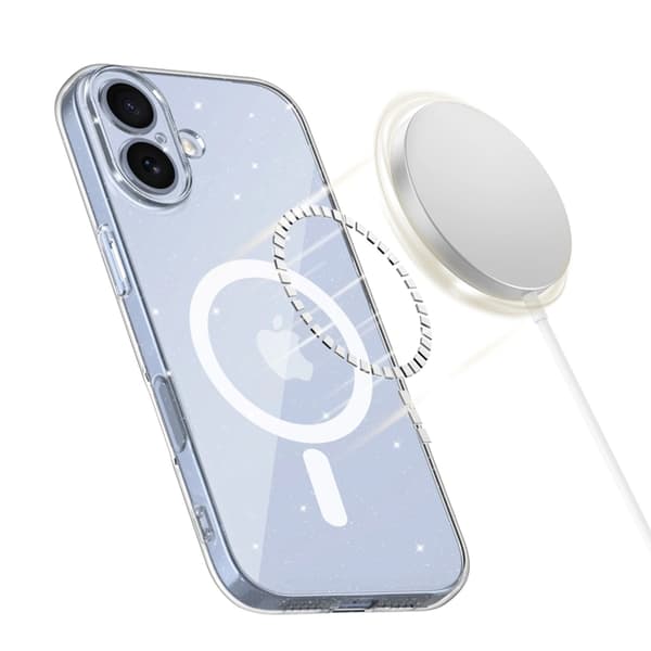 Tech-Protect telefontaske til iPhone 17 Magsafe Flexair - Glitter