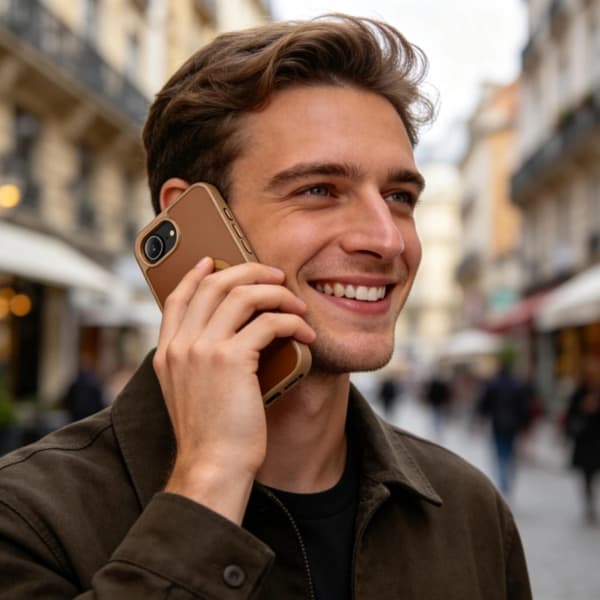 Tech-Protect Mobilskal För iPhone 16e/17e Magsafe Basicmag - Brun