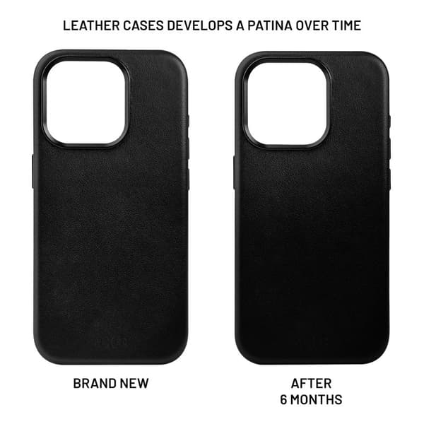 FIXED MagLeather suojakuori iPhone 16 Pro Max Musta
