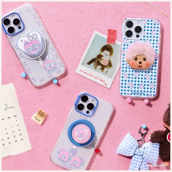PopSockets MagSafe PopGrip Monchhichi og Stativ