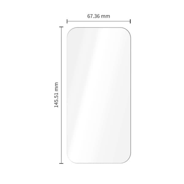 [3-Pack] Tech-Protect Härdat Glas Skärmskydd För iPhone 18 Pro Max Easy Set