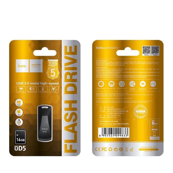 HOCO pendrive WISDOM Højhastigheds UD5 16 GB USB3.0