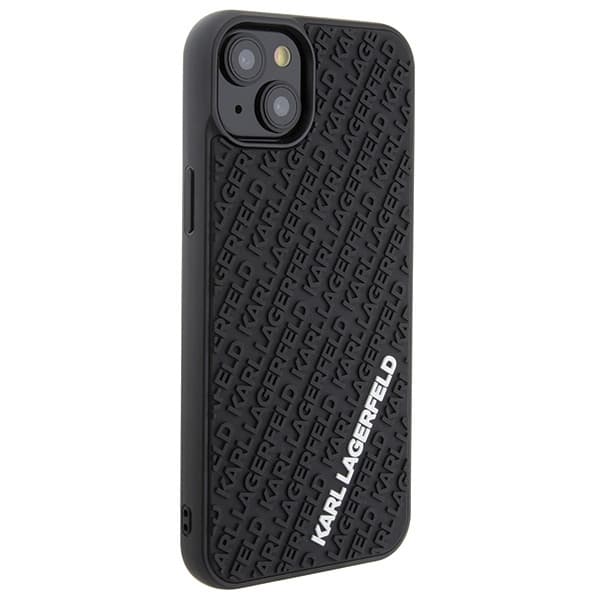 Karl Lagerfeld iPhone 15 Plus Etui MagSafe 3D Gummi Multi Sort