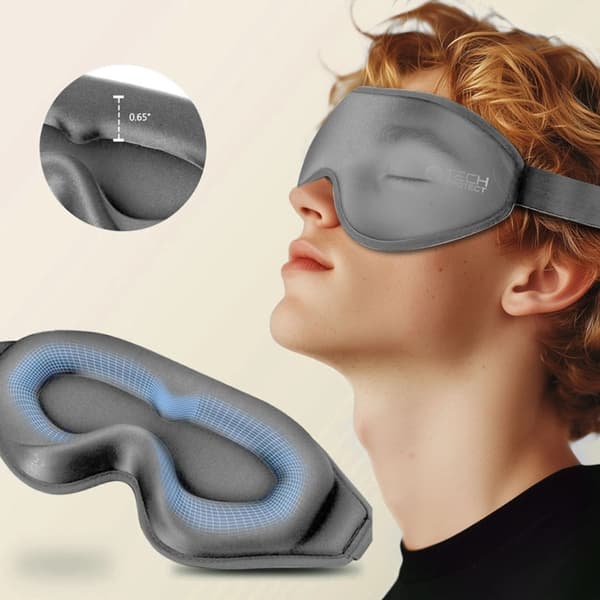 Tech-Protect Eyeshade Søvnmaske - Grå