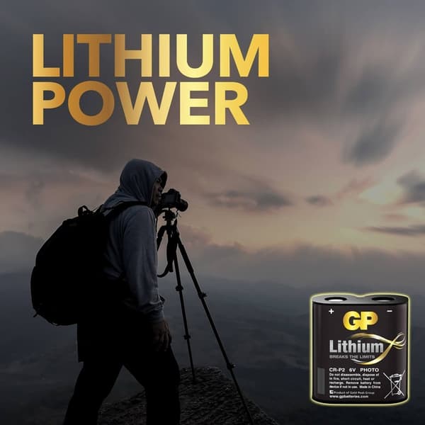 GP Batteri Litium CR-P2 1-Pack