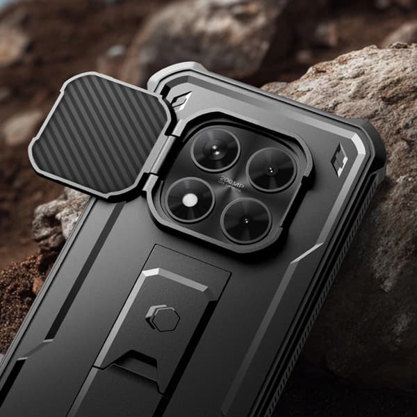 Tech-Protect Mobilskal För Xiaomi Redmi Note 15 Pro 5G Kevlar Cam Plus 2-Set