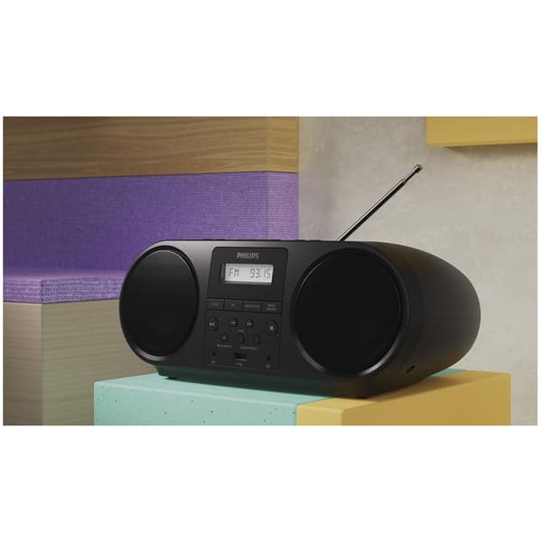 Philips Boombox CD/FM-radio/Bluetooth TAZ5000/10 - Sort