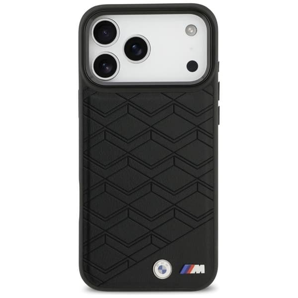 BMW telefontaske til iPhone 17 Pro Max MagSafe M Shape Logo - Sort