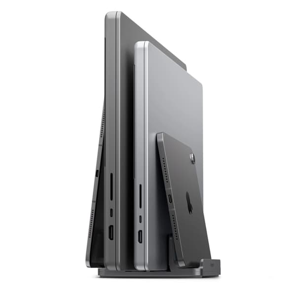 Spigen Vertikalt Laptopstativ LD208S4 - Rymdgrå
