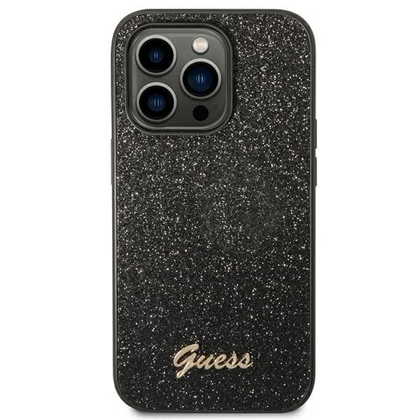Guess Mobilskal till iPhone 14 Pro MagSafe Glitter Script