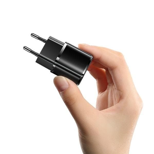 USAMS vægoplader 1xUSB-C T36 Mini 20W PD3.0 (US-CC124) - Sort