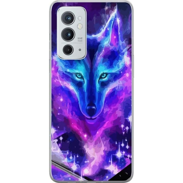 Telefontaske til OnePlus 9RT 5G med Neon Wolf