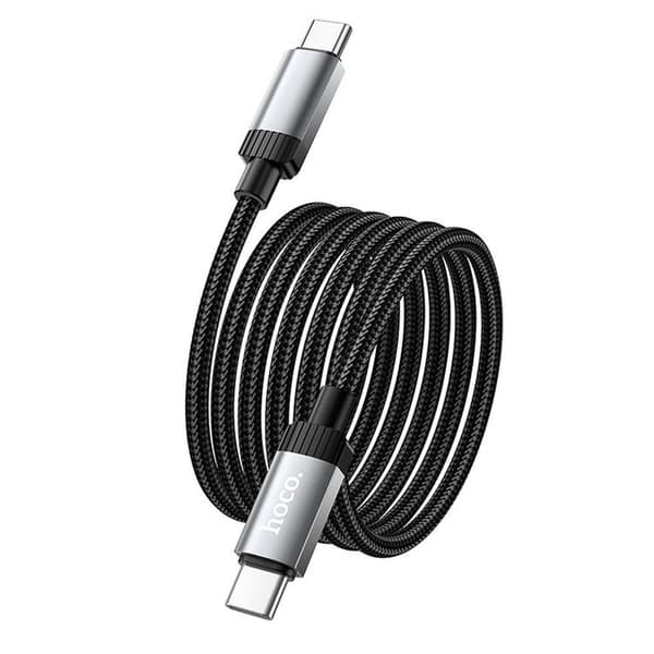 HOCO USB-C til USB-C 60W Kabel 3A 1m X117 - Sort