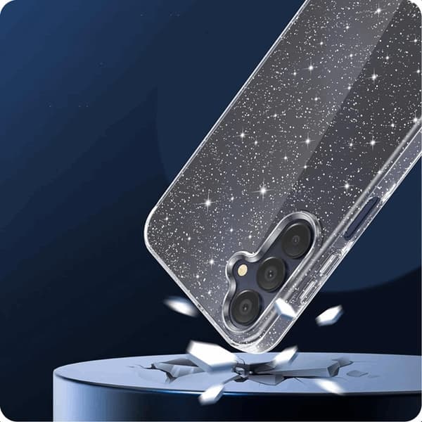 Tech-Protect telefonetui til Galaxy A56 5G Flexair - Glitter