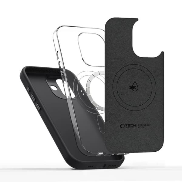 Tech-Protect Telefontaske til iPhone 17 Magsafe Uniq - Sort