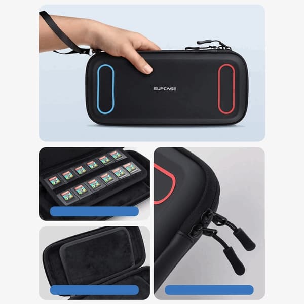 SupCase Nintendo Switch 2 Kotelo Carrying Mini - Musta
