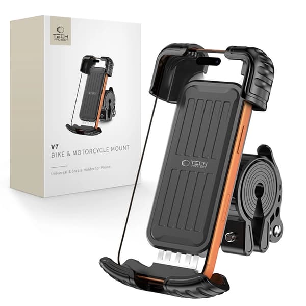 Tech-Protect-puhelinteline pyörälle Universal V7 - Musta