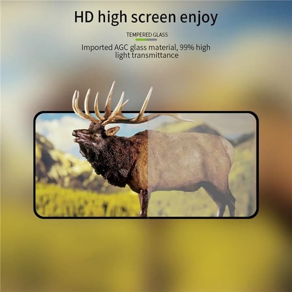 [2-PACK] Galaxy S24 Karkaistu lasinen näytönsuoja - Musta