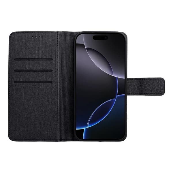 iPhone Air Plånboksfodral Gomma - Svart