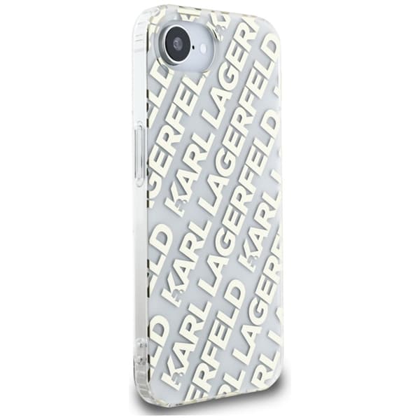Karl Lagerfeld Mobilskal till iPhone 16e Repeat Logo - Guld