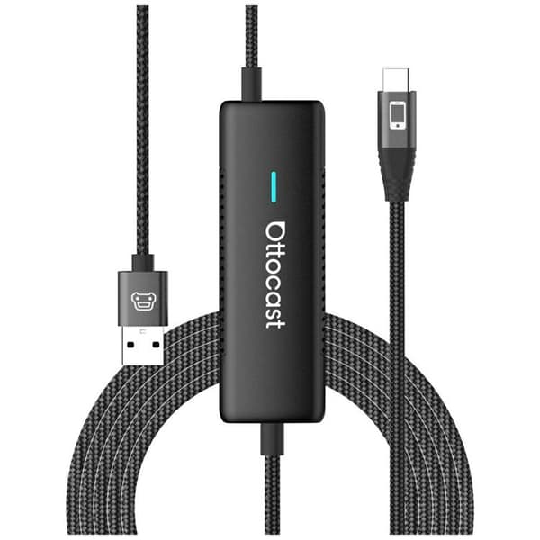Ottocast Mirror Touch CarPlay Biladapter CA450-T - Sort