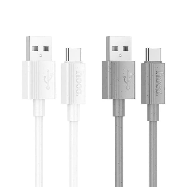 HOCO USB-A til USB-C 1m Kabel 3A X107 - Grå