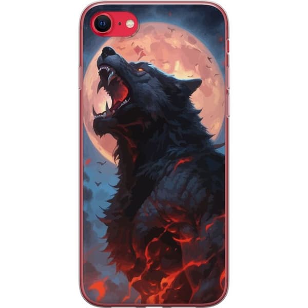 Taske til Apple iPhone 7 med Howling Wolf