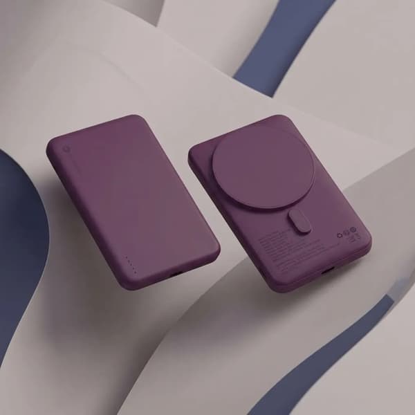 Forcell Powerbank 5000 mAh Magsafe 15W Slim - Cherry